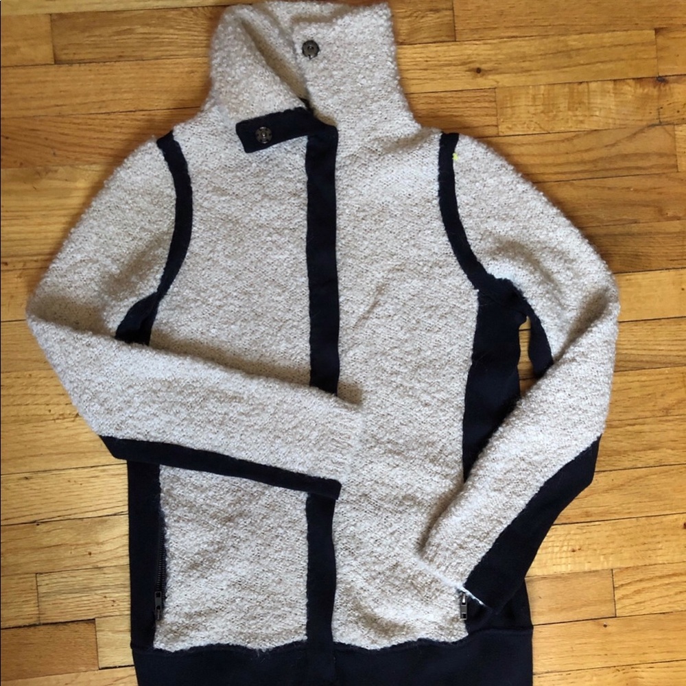 Teddy Button Up Sweater